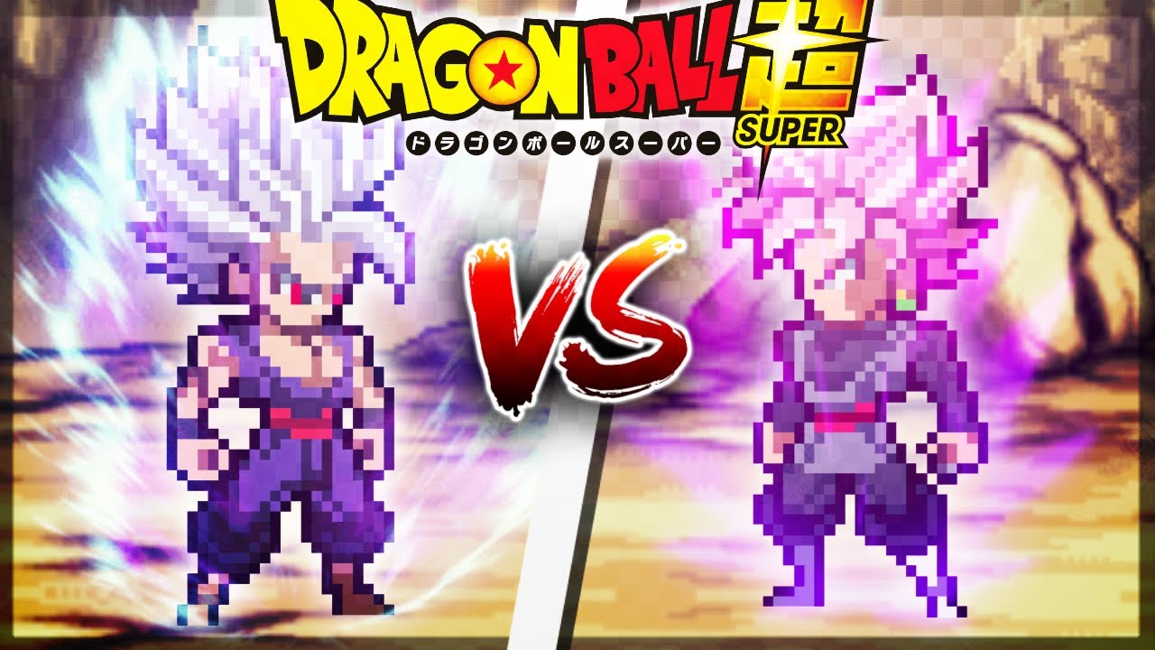 [What if] Gohan BEAST vs Goku Black (Sprite Animation)