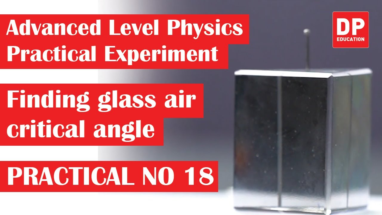Geometrical Optics | Practical 18 - Finding glass air critical angle