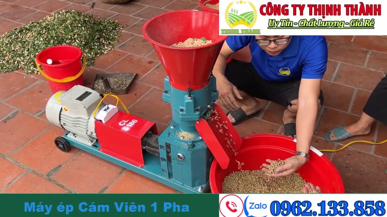 Làm Cám Viên Tại Nhà Bằng Máy Ép Cám Viên S186