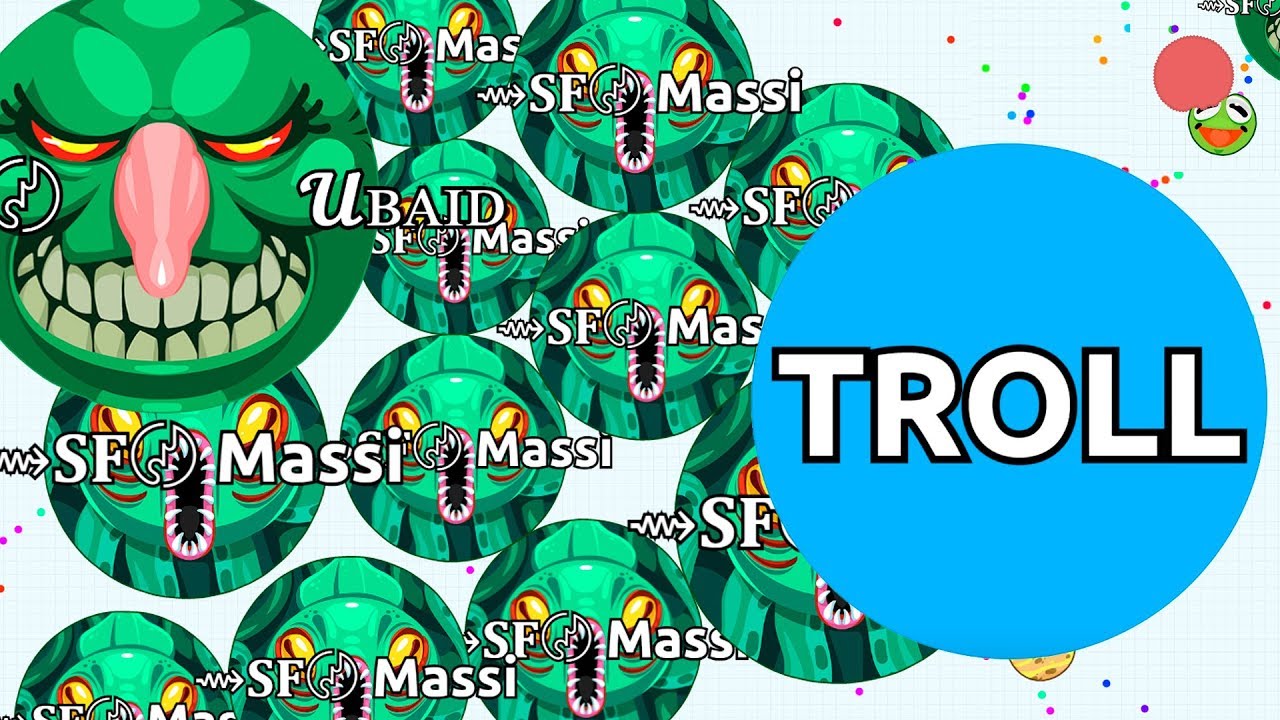 PRO TROLLING NOOB IN AGARIO #2 ( Funniest Agar.io Gameplay Ever )