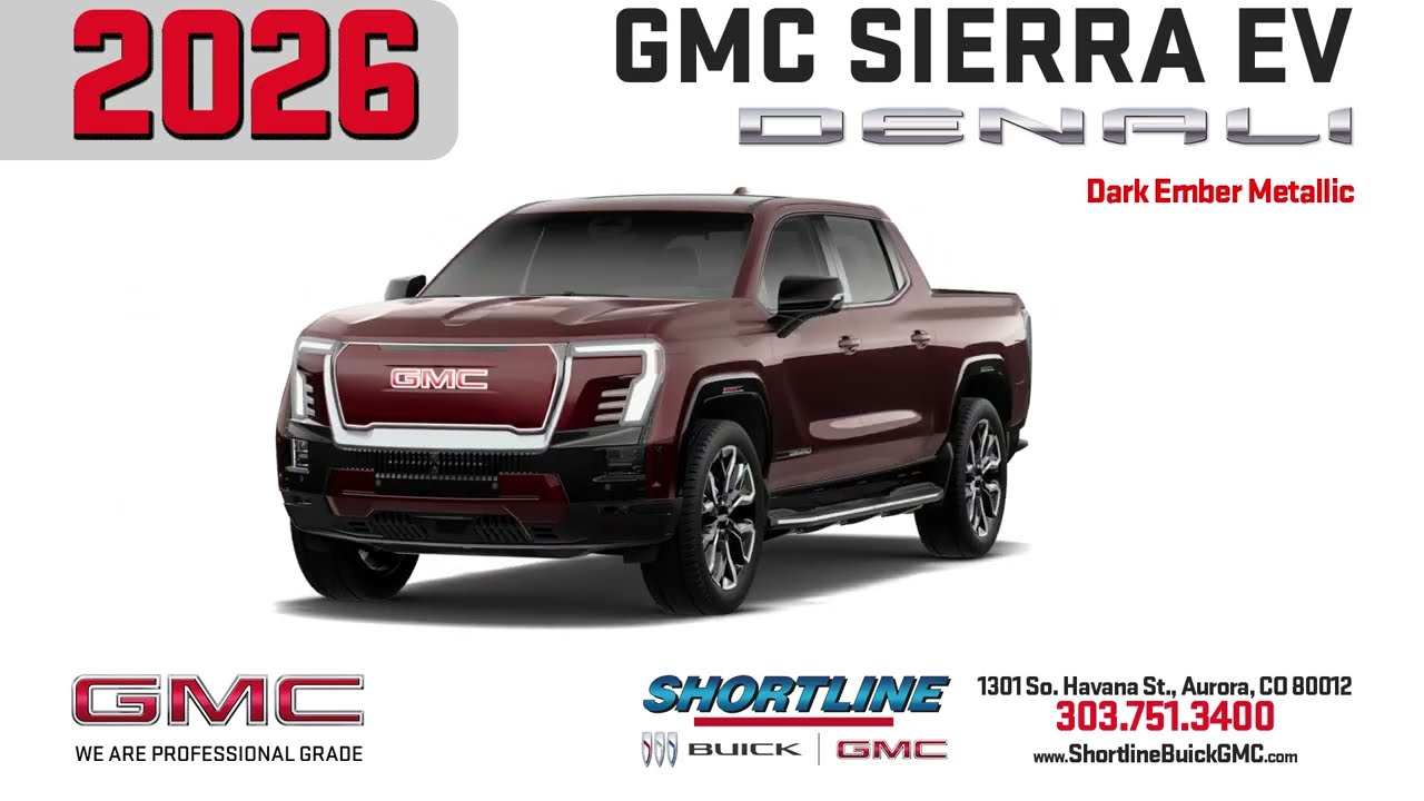 2026 GMC Sierra EV Denali (360 Color Palette) at Shortline GMC #sierraev #ev #evtruck