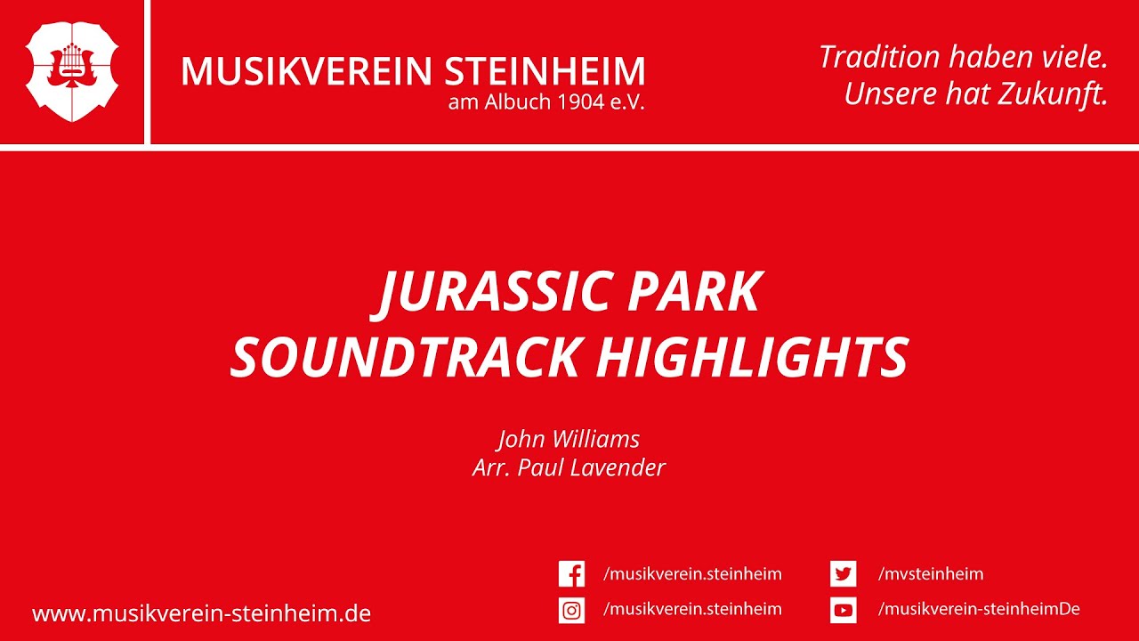 Jurassic Park Soundtrack Highlights / John Williams, Arr. Paul Lavender