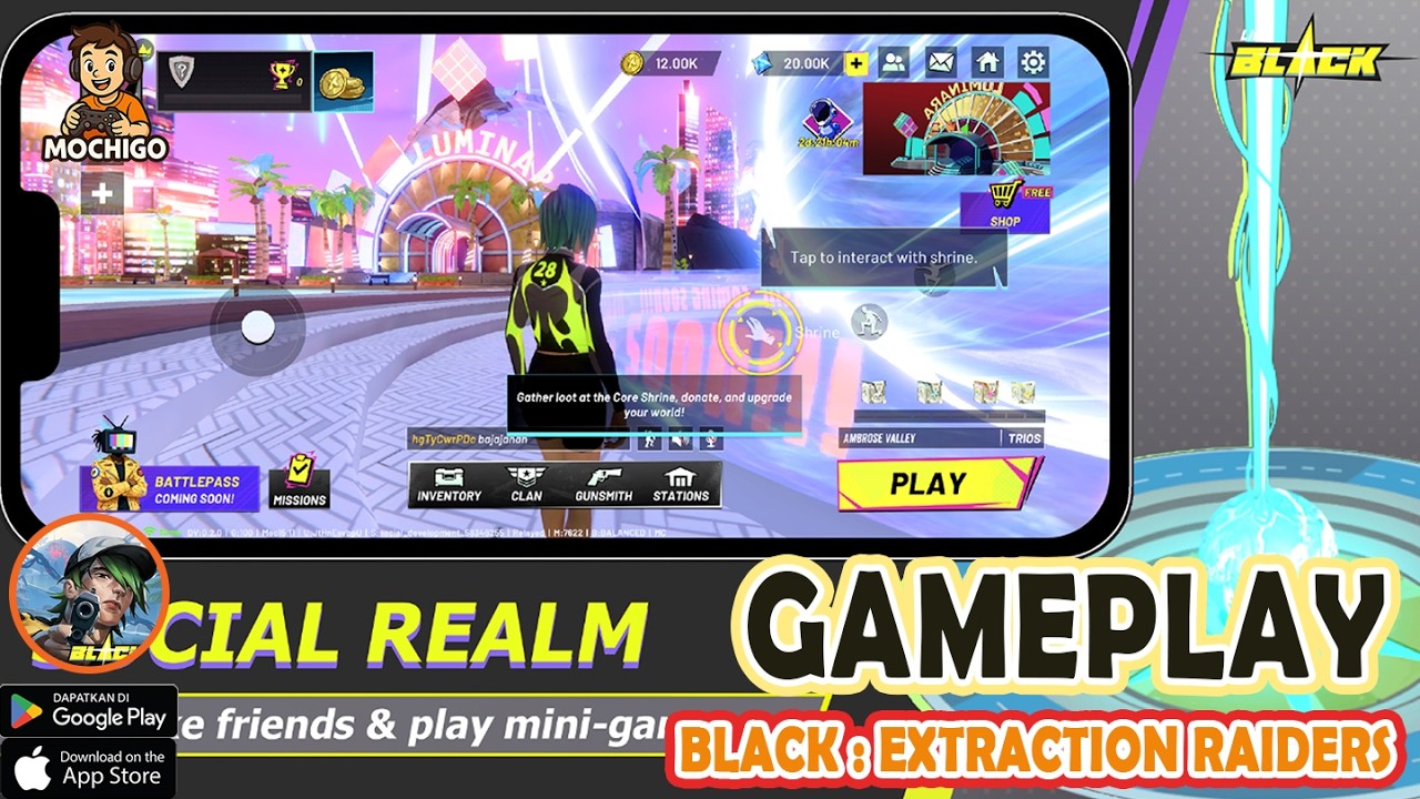 BLACK : Extraction Raiders Gameplay - Mobile Game (Android)