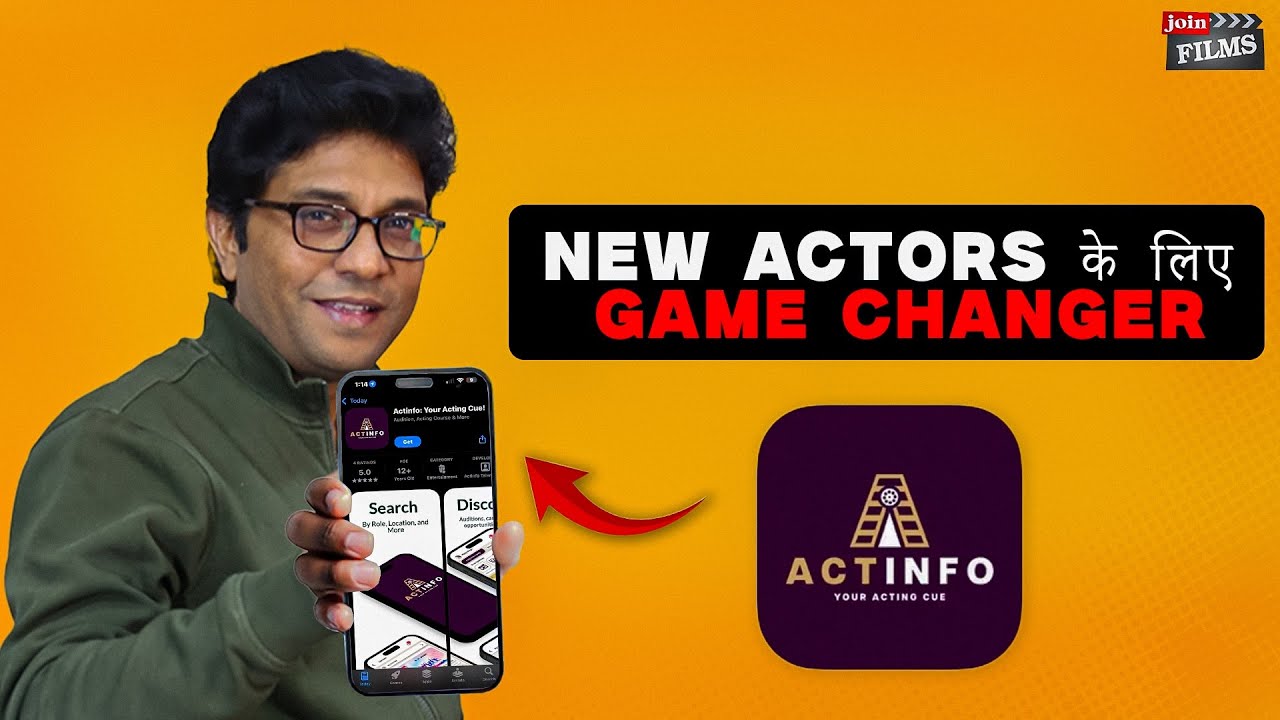 Best app to learn acting for beginners | JoinFilms Ft. ActInfo