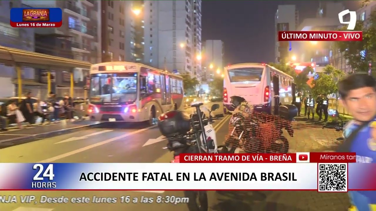 Avenida Brasil: hombre muere al ser atropellado por bus de Corredor Morado