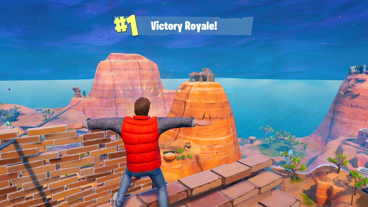 MARTY MCFLY BACK TO THE FUTURE IN FORTNITE!! #EpicPartner