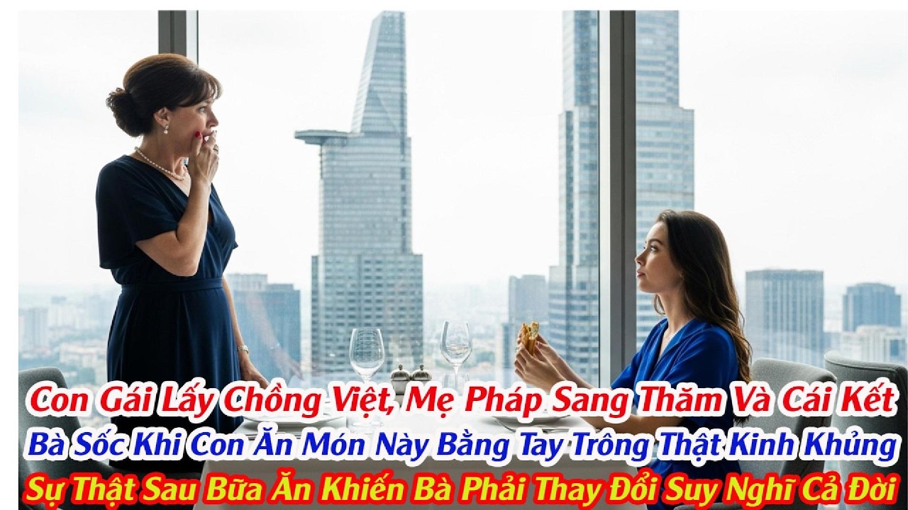 Bay 12 Giờ Sang Việt Nam, Mẹ Pháp Choáng Váng Vì Con Gái Ăn Uống 'Kém Sang' Và Sự Thật Phía Sau