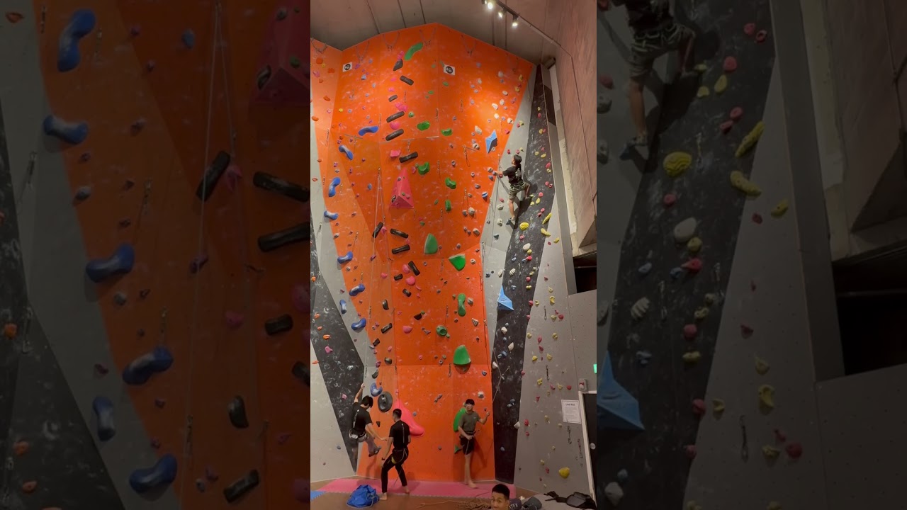 Is this dangerous? #belay #belayer #softcatch #safeclimbing #belaylife #catchingfalls