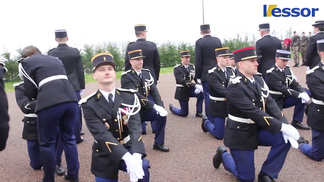 Le baptême de la 18ème promotion de l'école de Gendarmerie de Dijon