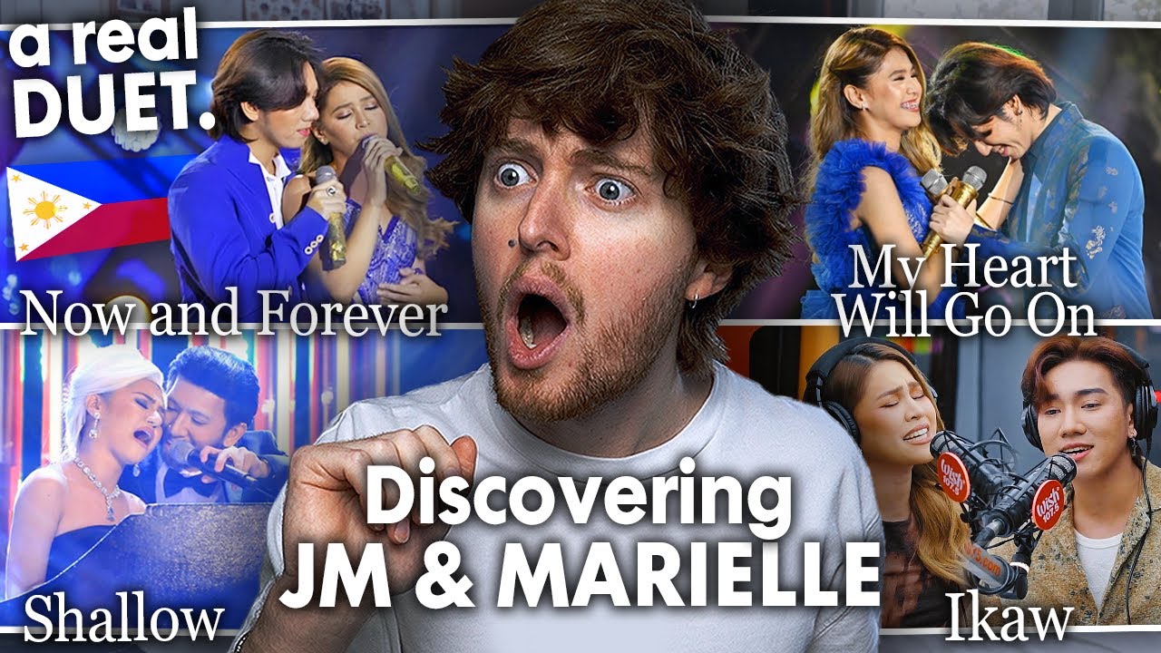 Открываю для себя JM и Мариэль! (My Heart Will Go On, Now and Forever, Ikaw, Shallow | Reaction)