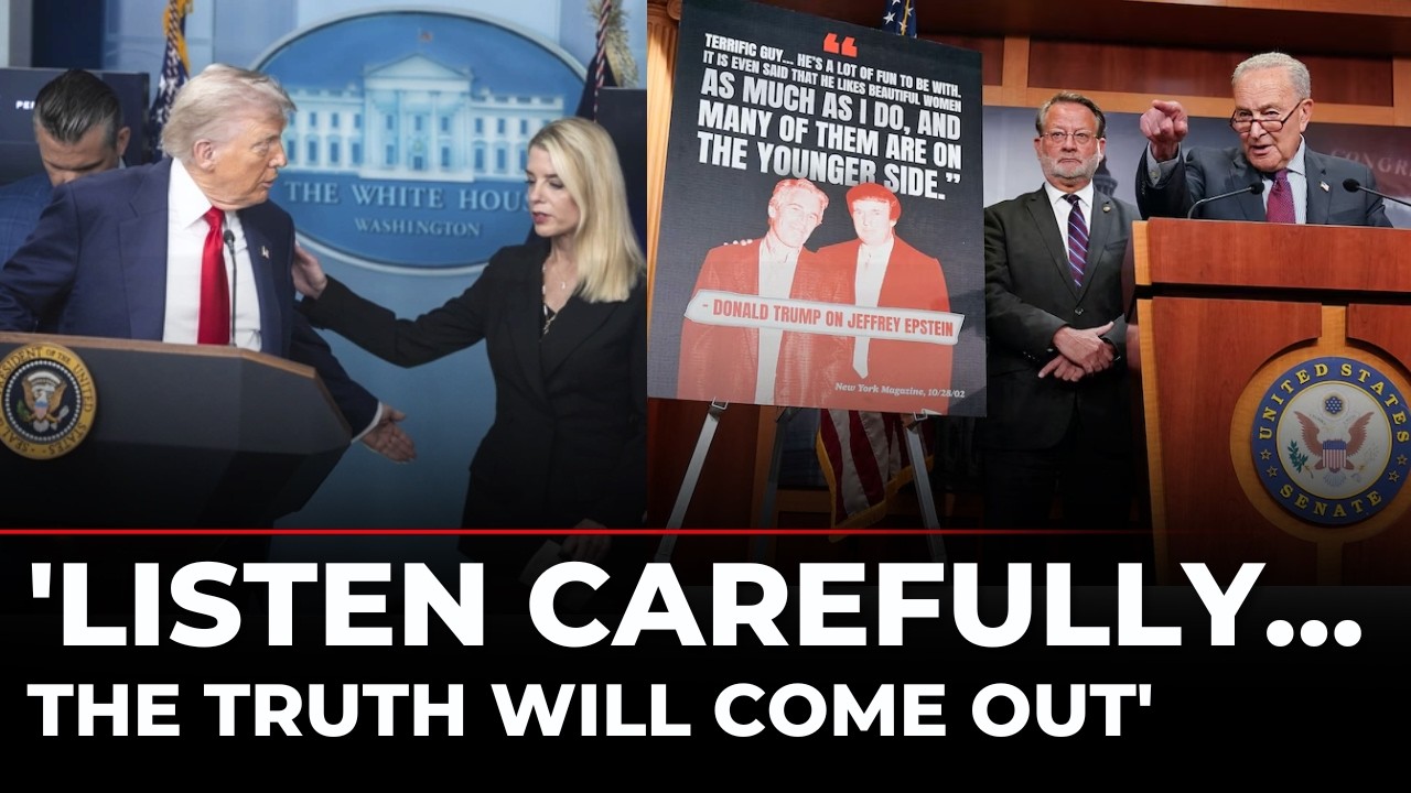 Senate Democrats Go After Pam Bondi Over Withheld and Removed Trump-Related Epstein Files | US News