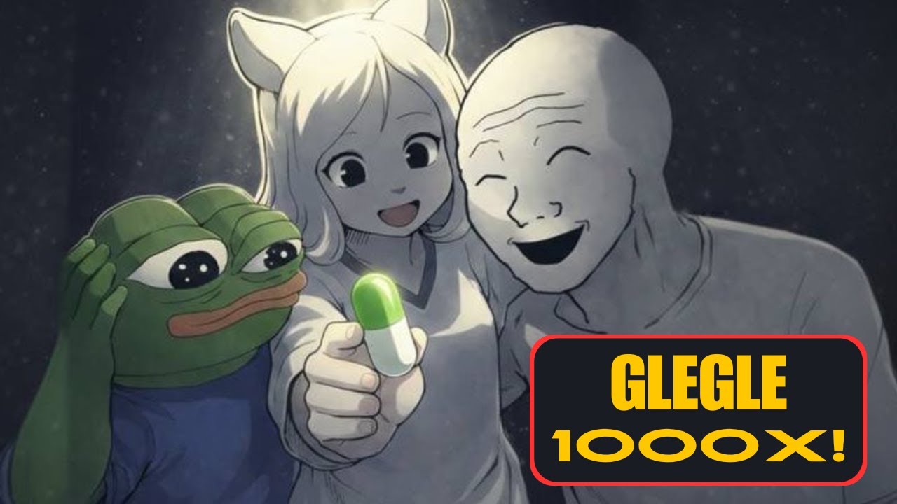 🔥 GLEGLE For Everyone! Next Pepe Or Wojak | Million Bag Crypto Meme