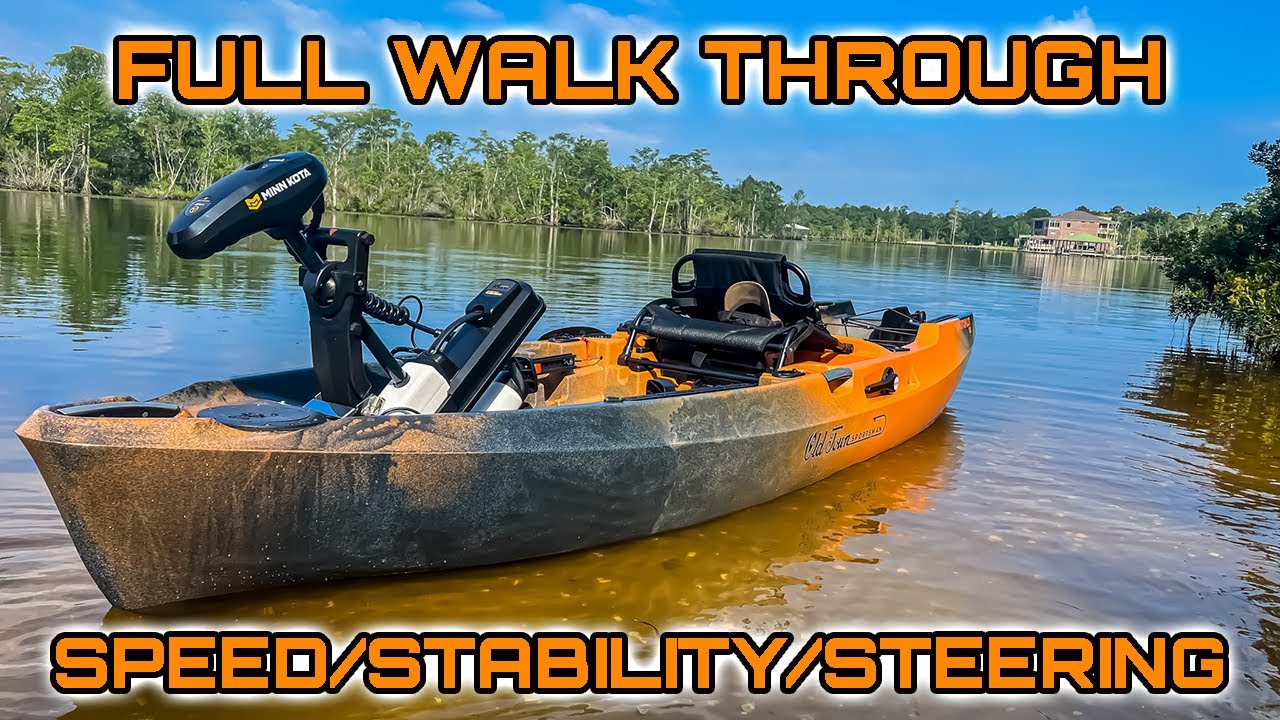 The MOST ADVANCED Fishing Kayak on the Market!! OLD TOWN SPORTSMAN AUTO PILOT 120 FULL REVIEW