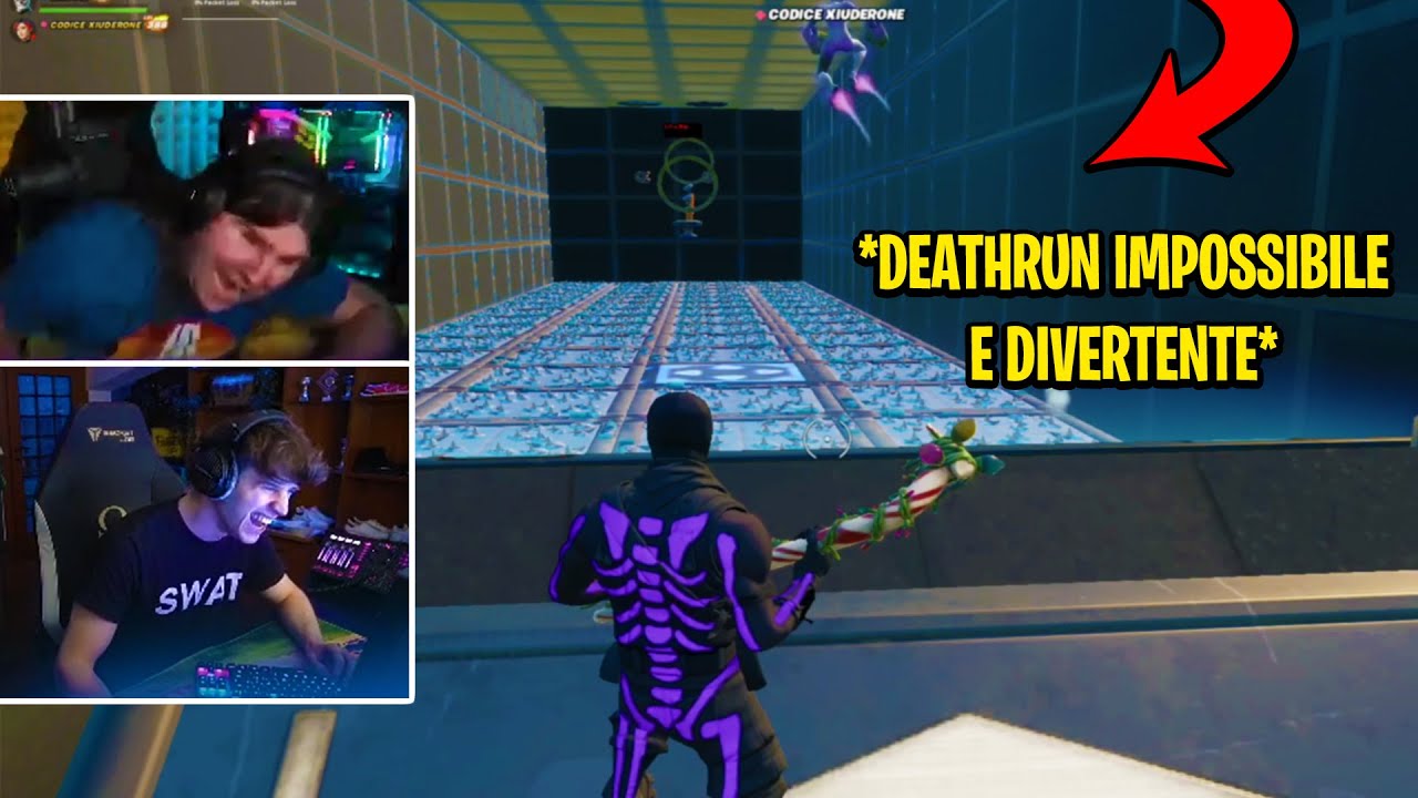 Xiuder e Piz SCLERANO Nella Deathrun Più Impossibile di Sempre| Fortnite