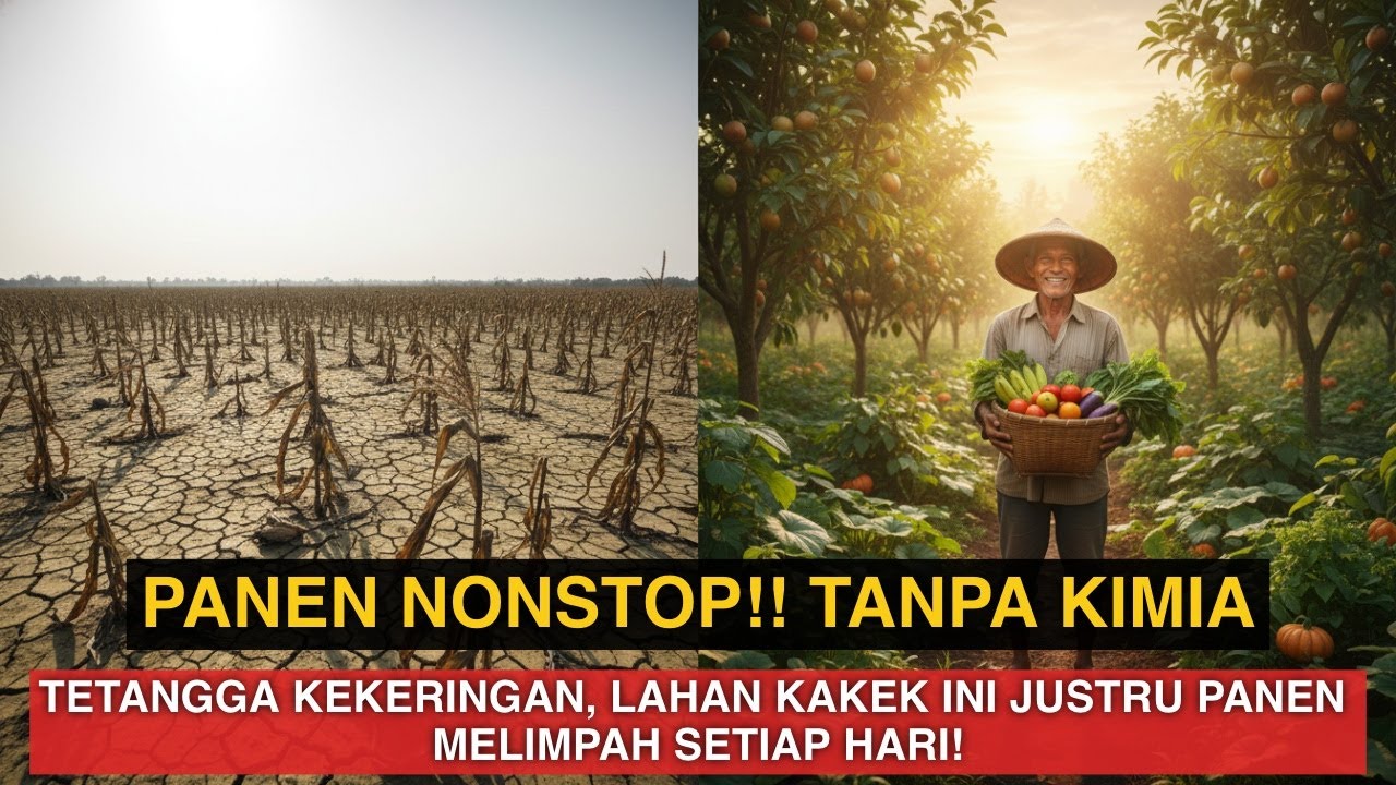 PANEN SETIAP HARI! Rahasia Tanah Subur Tanpa Pupuk Kimia di Lahan Kering