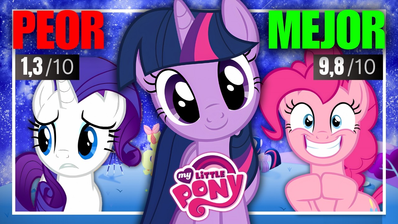 VI los 3 EPISODIOS MEJOR Y PEOR CALIFICADOS de MY LITTLE PONY