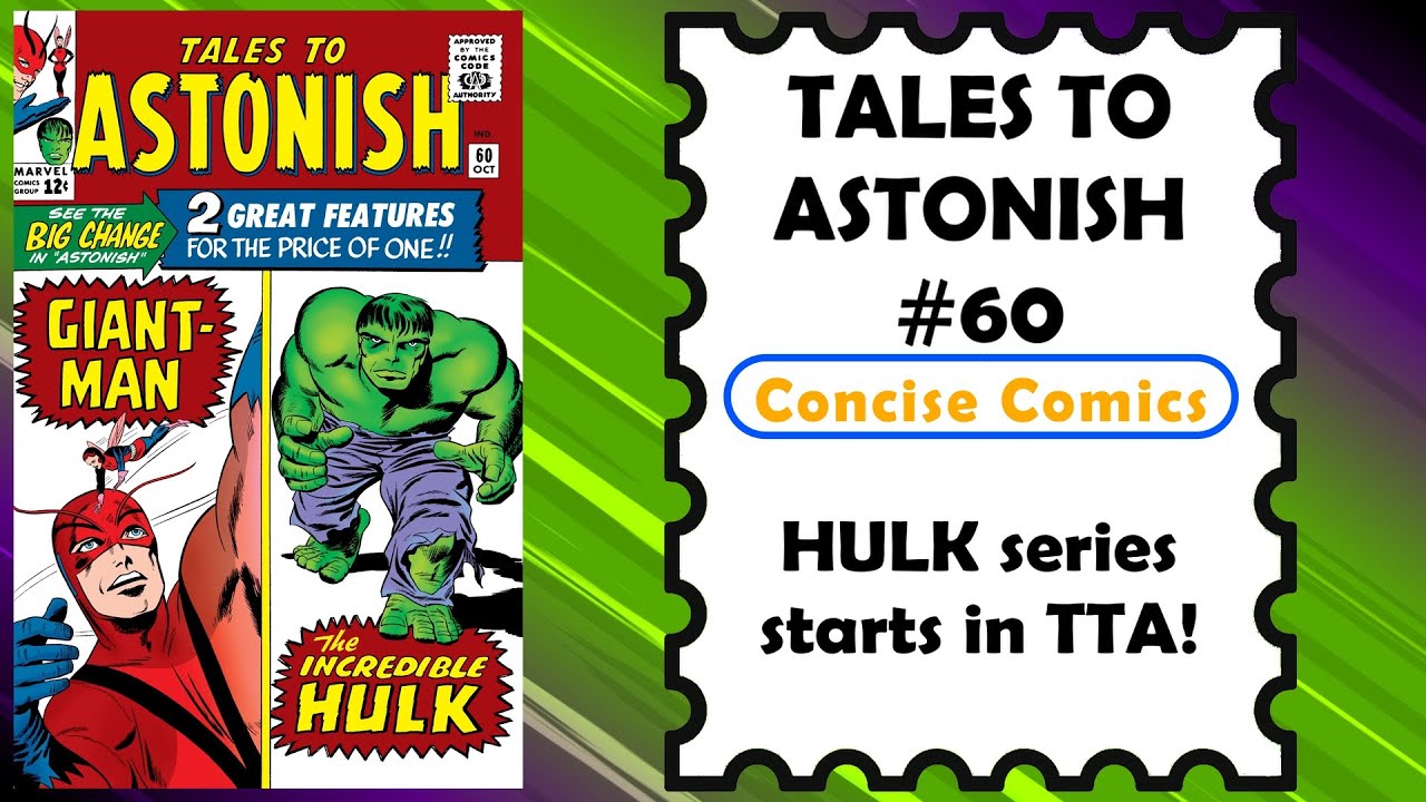 TALES TO ASTONISH #60 - HULK series starts in TTA!