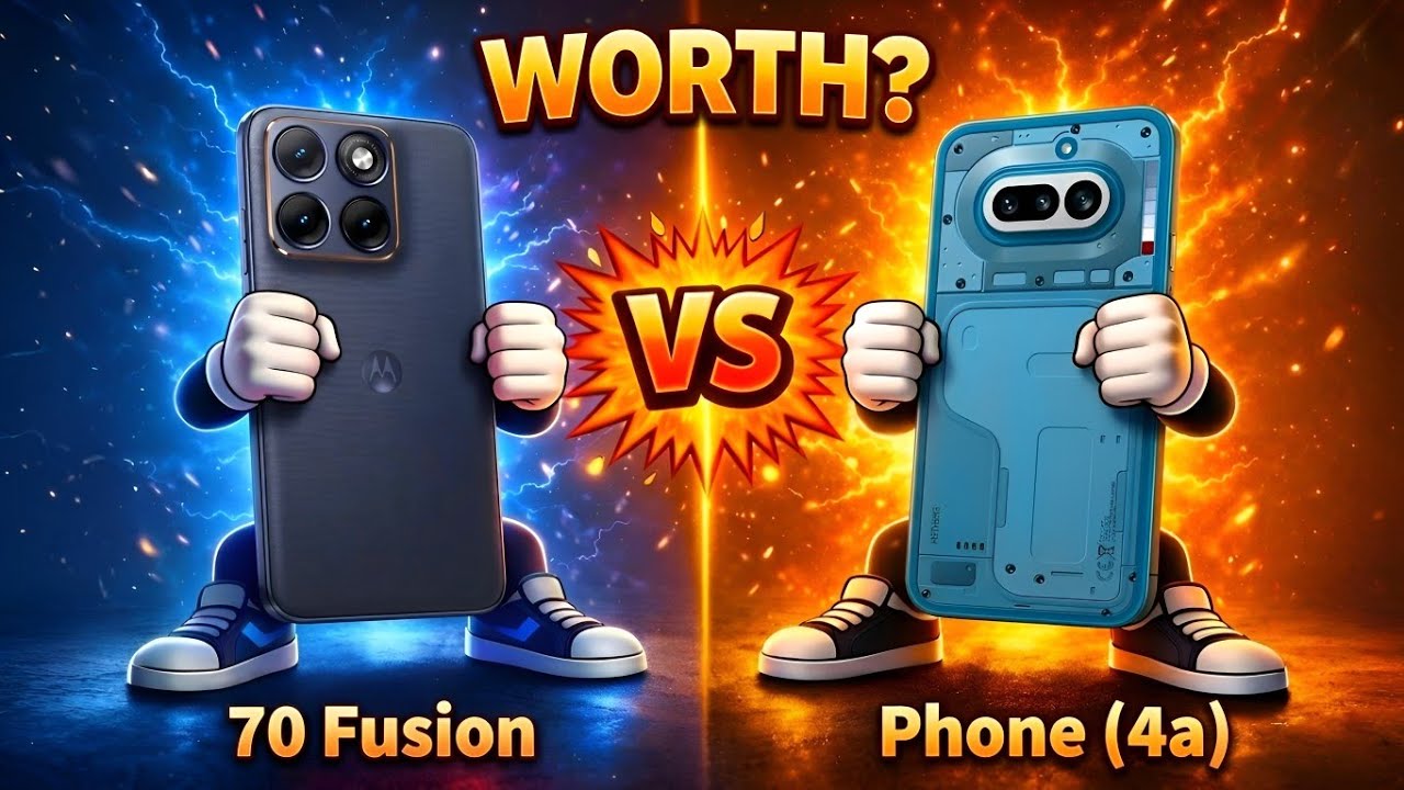 Moto Edge 70 Fusion vs. Nothing Phone (4a): Which is ACTUALLY WORTH It?
