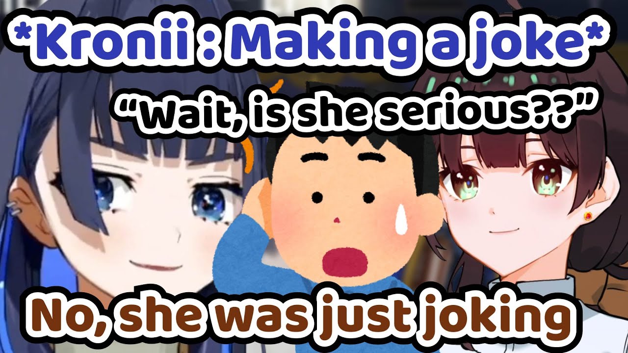 Sally Talked About How People IRL Don't Know if Kronii Was Joking or Not When Talking