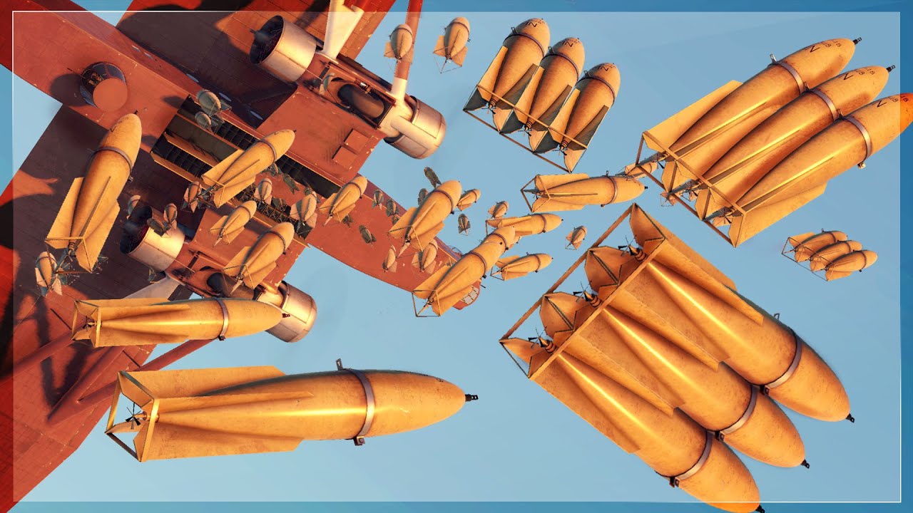 CARPET BOMBING ENTIRE MAP | 150 Bombs 1 RUN (War Thunder)