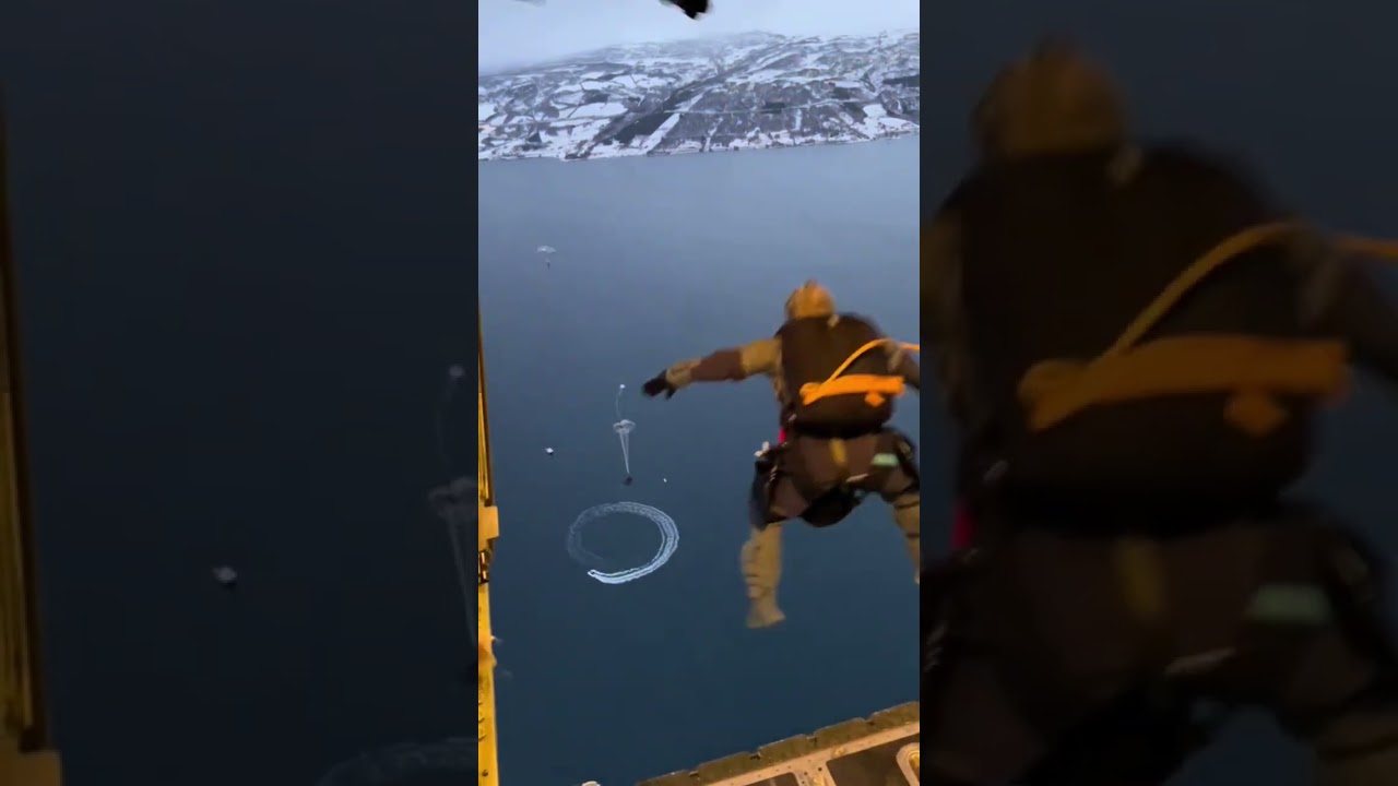 Royal Marines Jump into Norway #military #militarytraining #army
