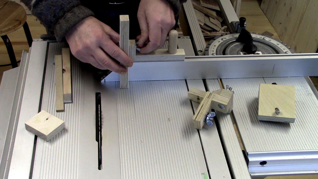 ⚙ Selbstgebaute Anschläge für die Kreissäge. Teil 1
