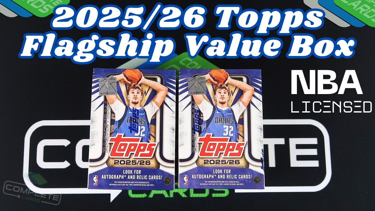 Topps приобретает новые лицензионные карты НБА! Флагманская баскетбольная коробка Topps 2025-26