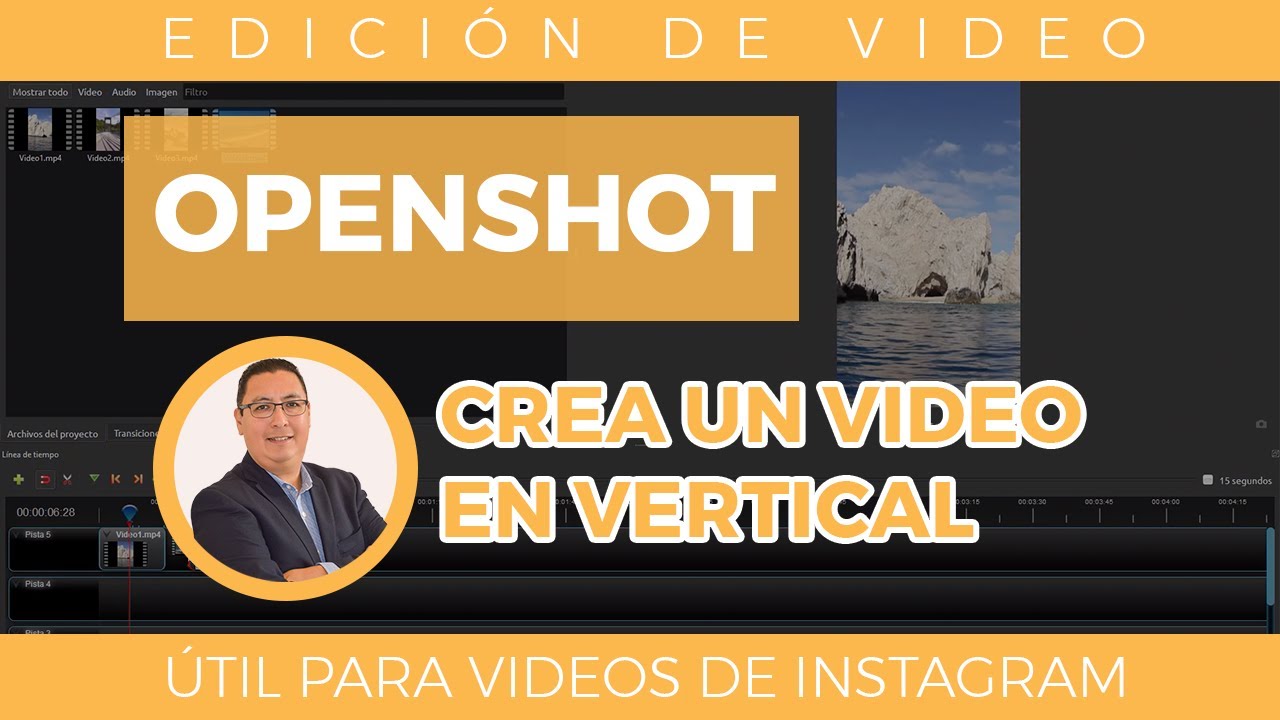 Openshot Crea un video vertical | útil para Instagram