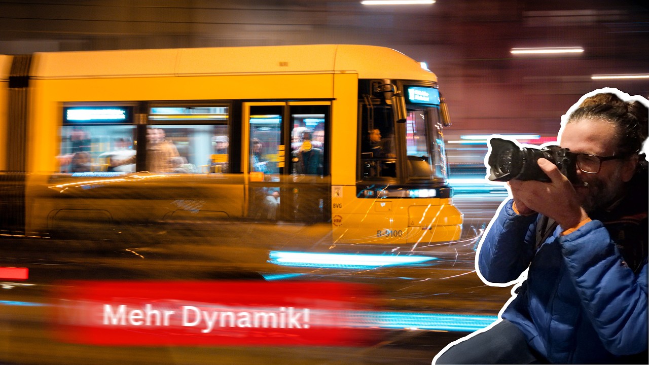 Mitzieher & Langzeitbelichtung fotografieren: So kommt Bewegung aufs Foto