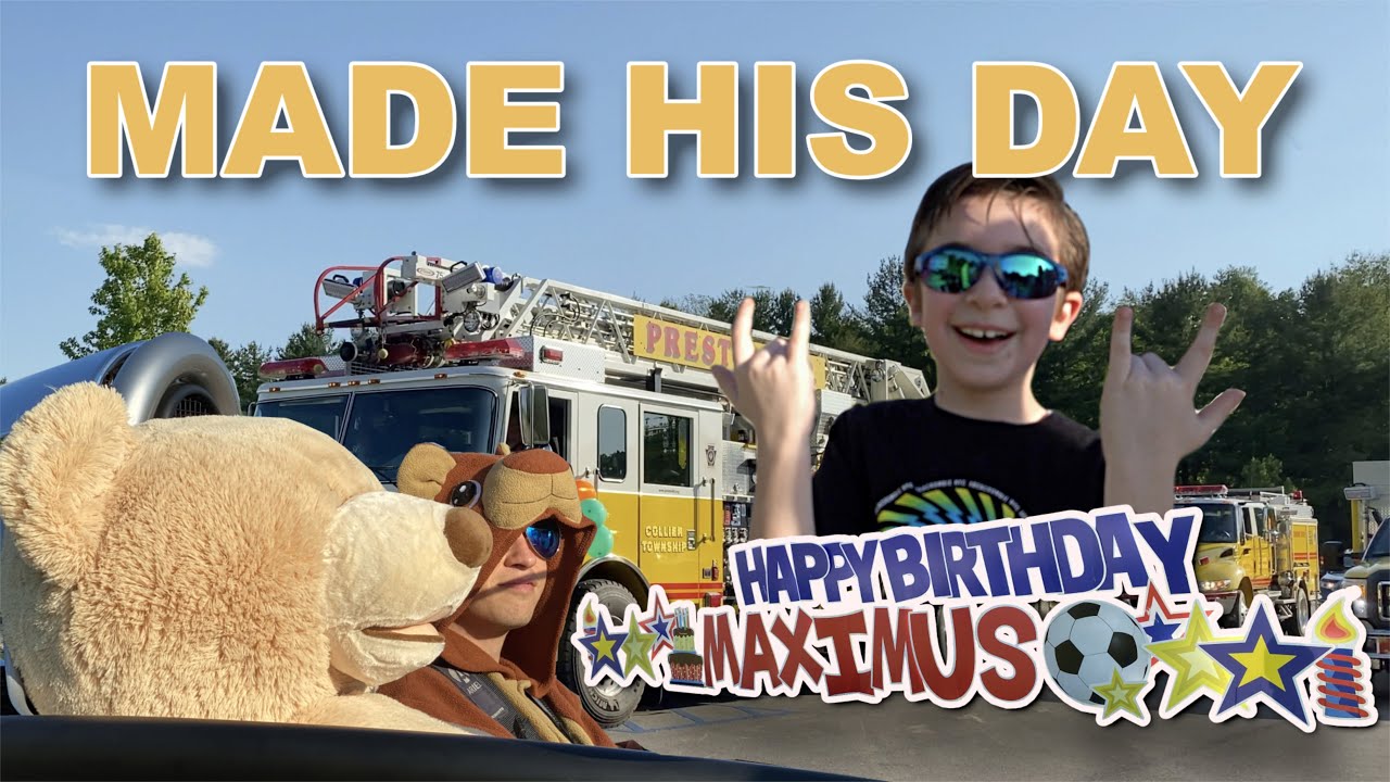 Surprising a 9-Year Old with Drive-By Birthday Party