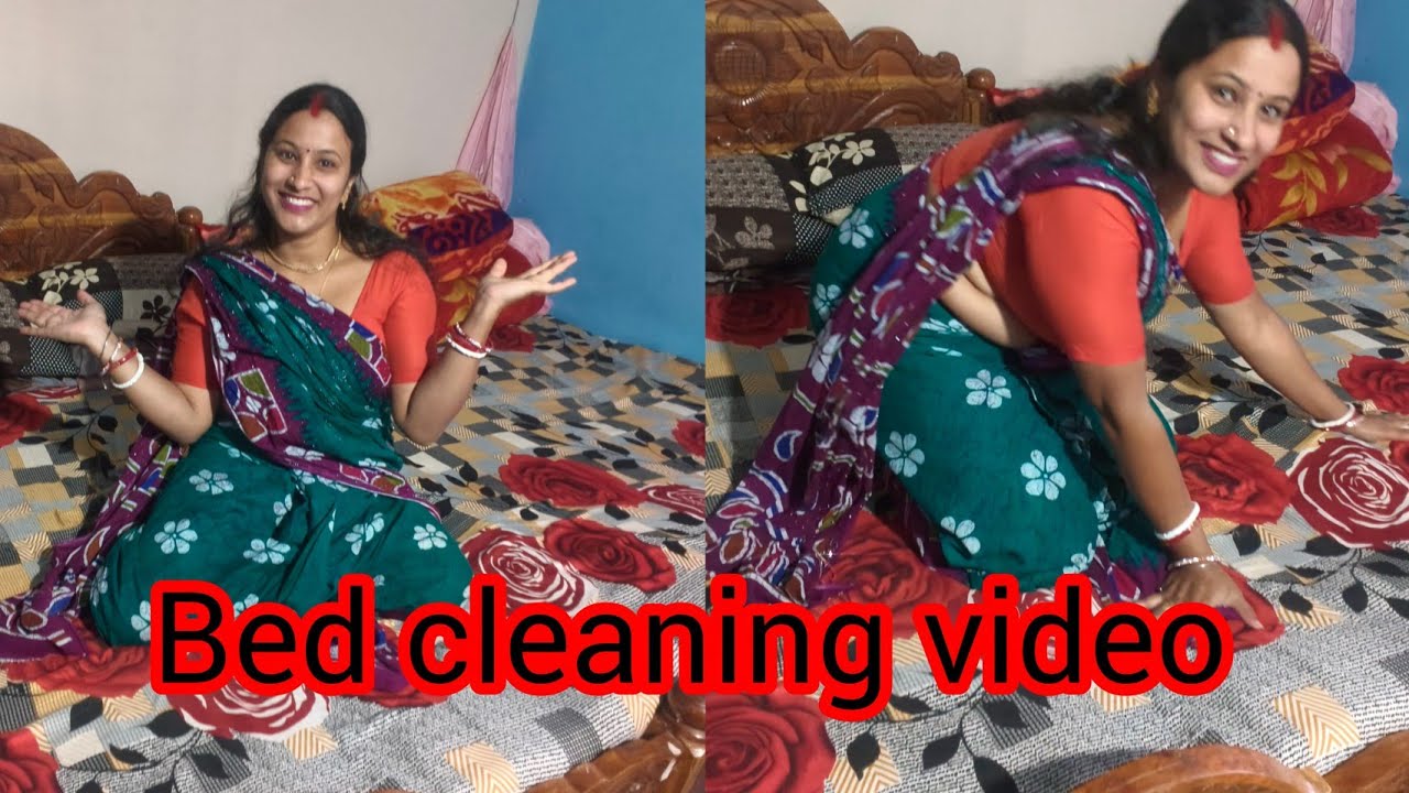 Nijer bed 🛏️ ghumate je ki santi ki r boli 🛏️bed cleaning @kalyanivlogs5548 #bed cleaning #dailyvlog