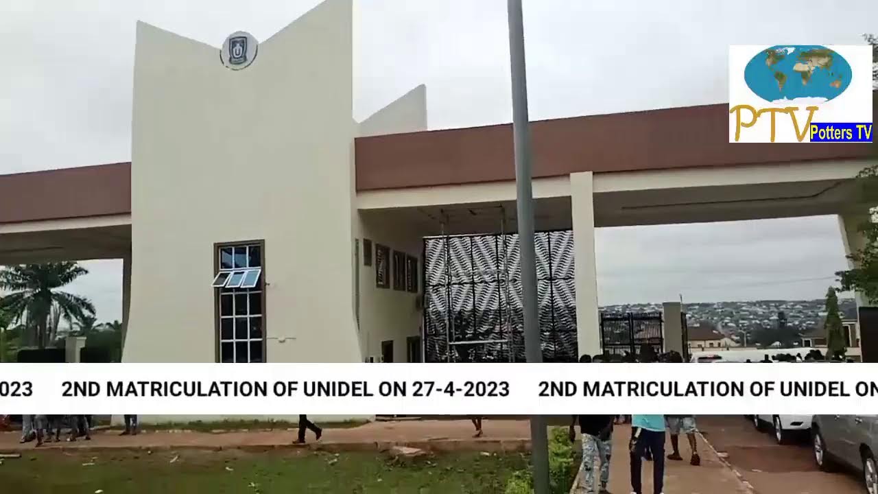2ND MATRICULATION CEREMONY OF UNIDEL ON 27TH APRIL, 2023