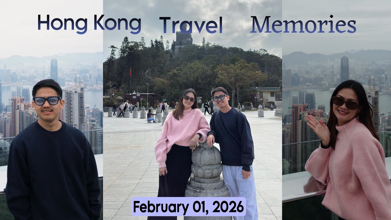 Peak Tram + Sky Terrace +  Ngong Ping 360 + Big Buddha Hong Kong 🇭🇰 Travel Memories February 1, 2026