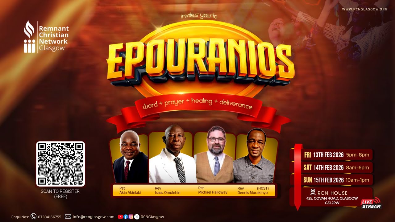 EPOURANIOS DAY 2 | EVANG ISAAC OMOLEHIN PST AKIN AKINYELE PST MICHAEL HALLOWAY REV DENNIS MORAKINYO