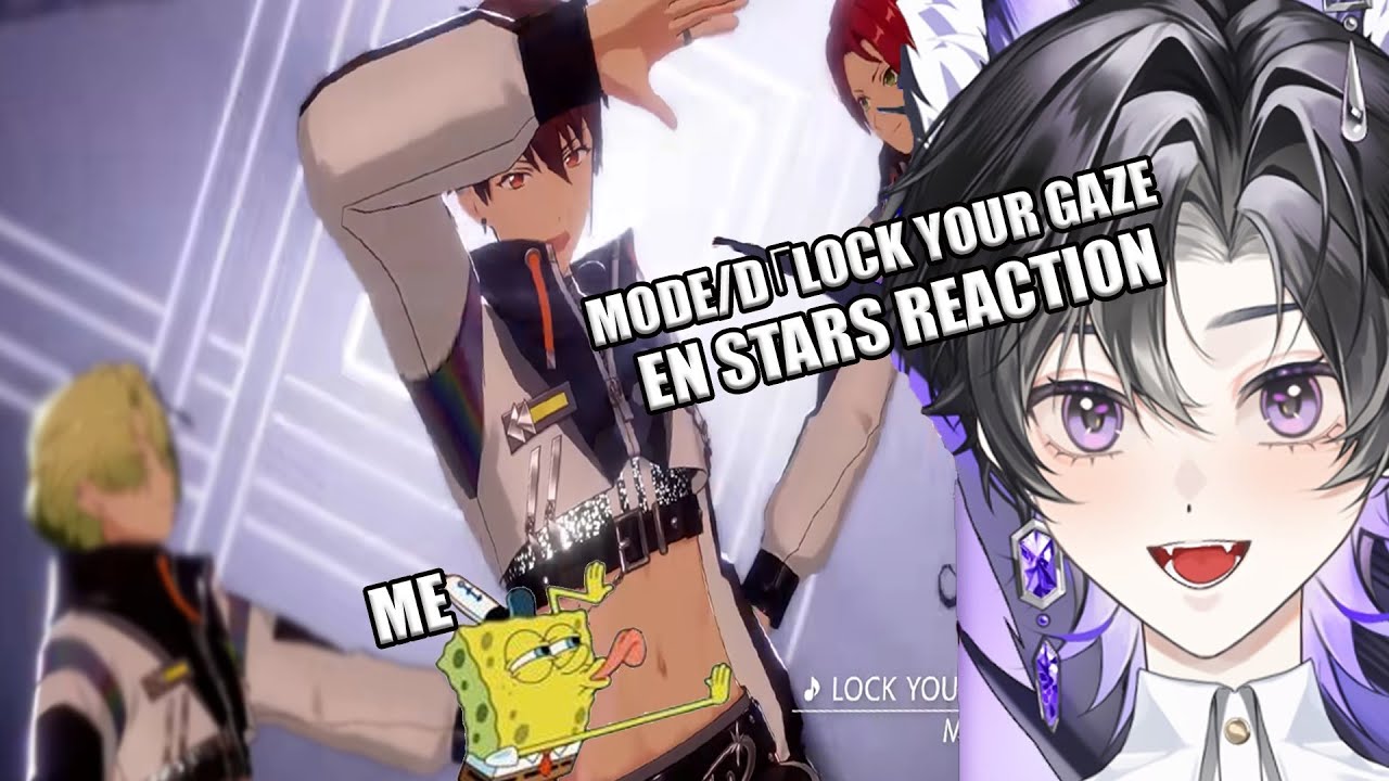 OMG THE TUMMIES OUT!! | MODE/D「LOCK YOUR GAZE」 あんさんぶるスターズ！！ Music ゲームサイズMV ENSTARS REACTION