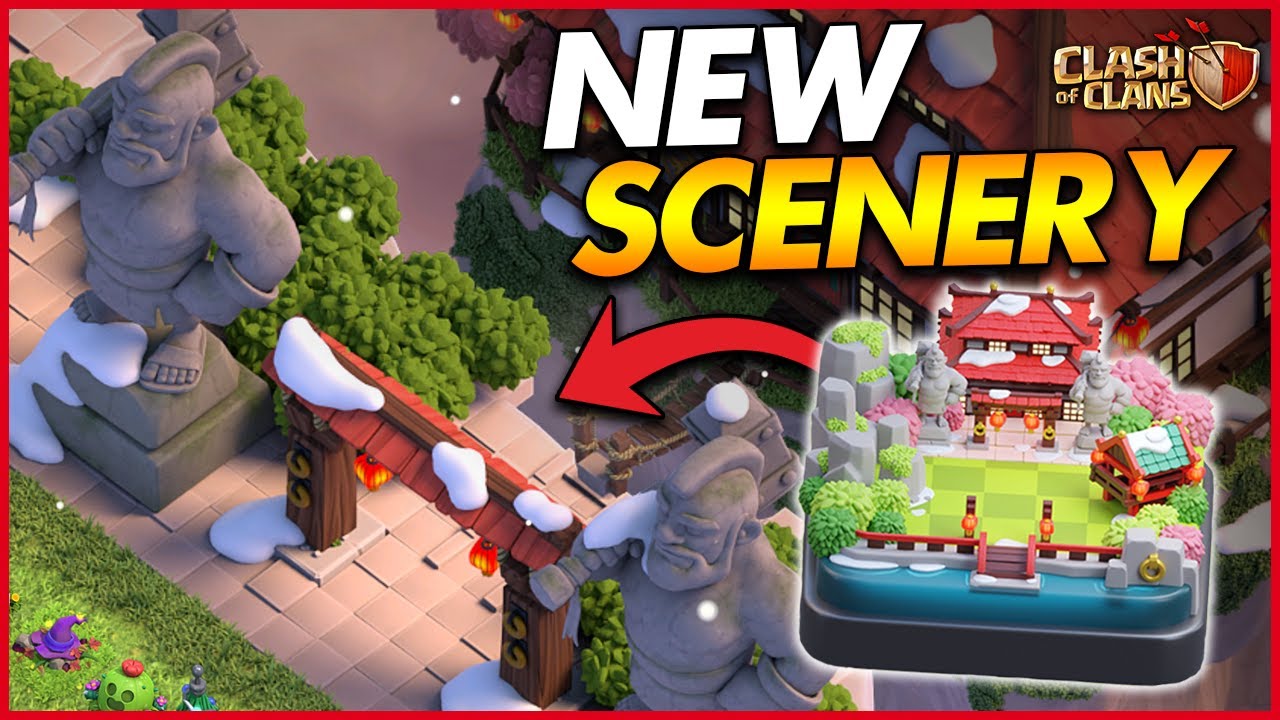 GETTING THE NEW HOG MOUNTAIN SCENERY IN CLASH OF CLANS!! | Farm to Max - Town Hall 13