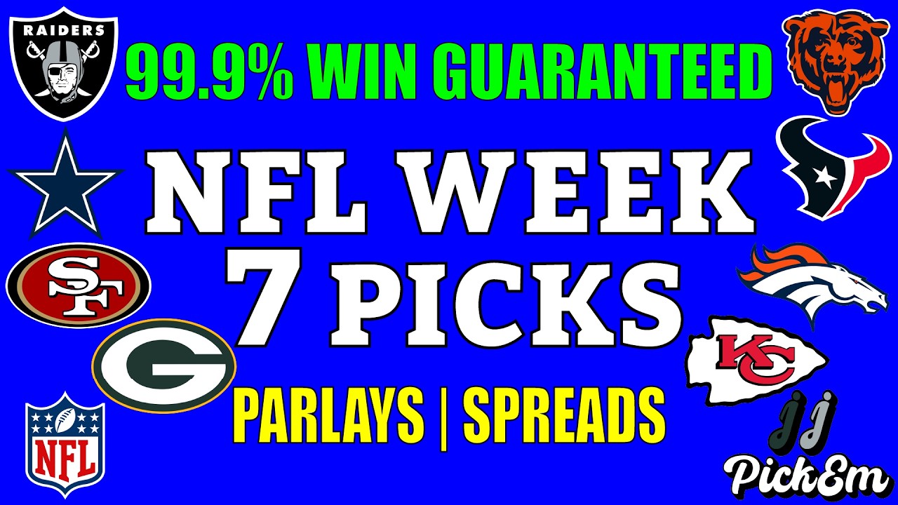 NFL WEEK 7 PREDICTIONS (99.9% ACCURACY💰) | NFL 2026 | JandJPickEm