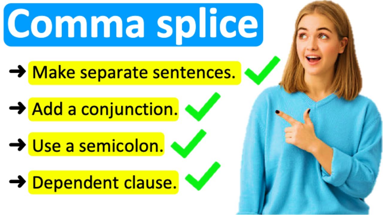 COMMA SPLICE ❌  | How to avoid this grammar mistake!