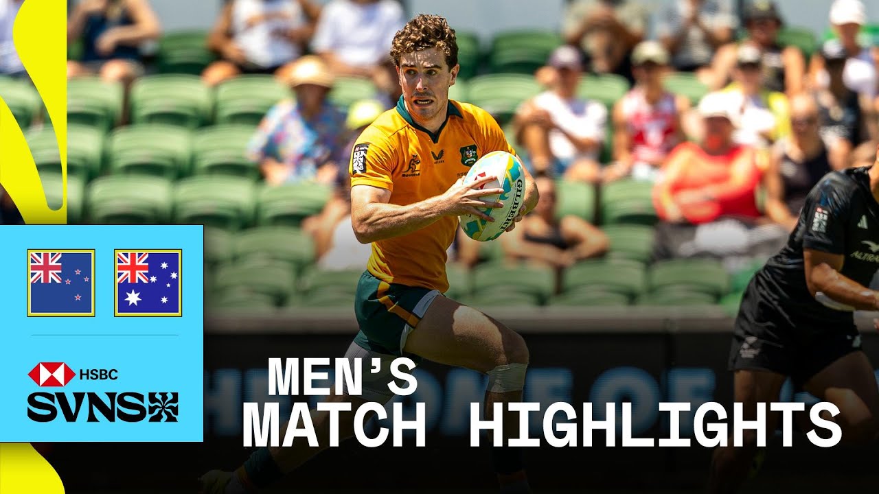 Australia LIGHT UP Perth 🌟 | New Zealand v Australia | HSBC SVNS Perth 2026 | Match Highlights