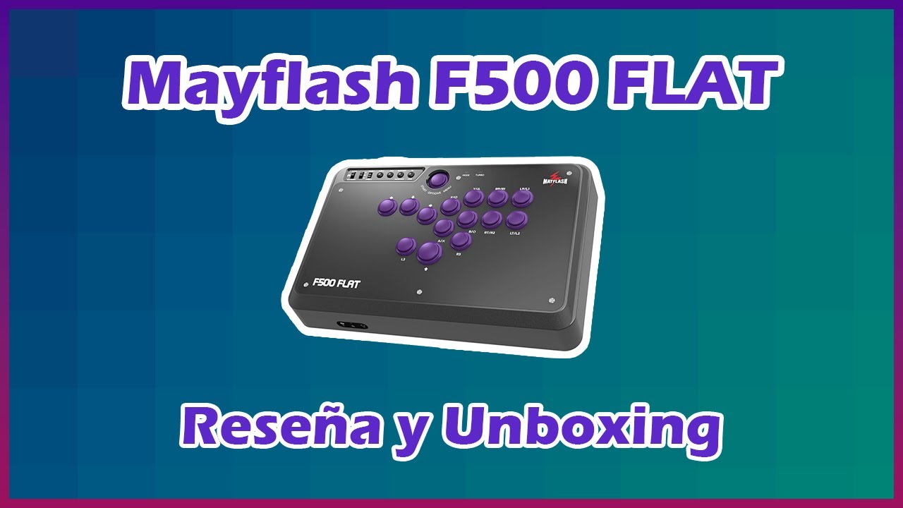 Mayflash F500 FLAT Fight Stick- Unboxing, reseña y pruebas