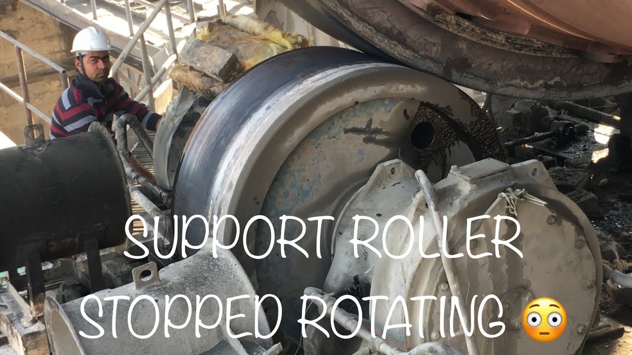 Intermittent Rotation of Kiln Support Roller