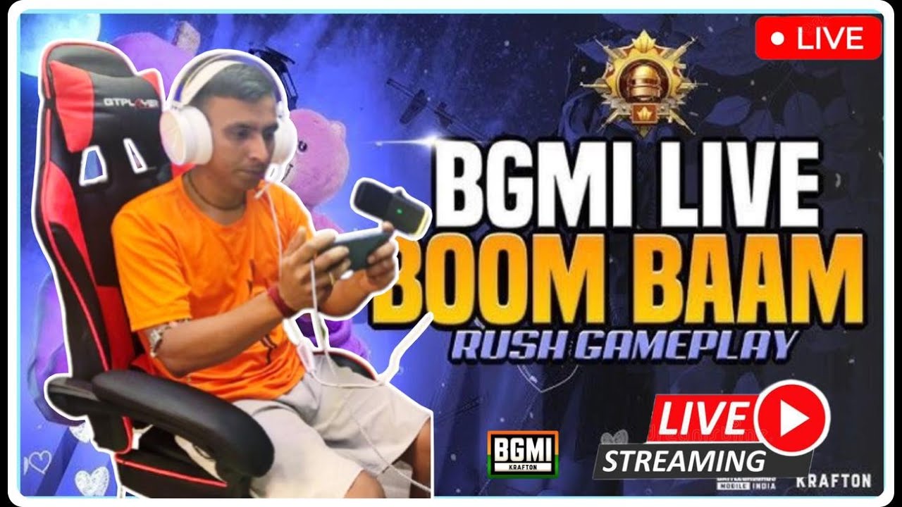 Boom Boom Live Stream 💥 BGMI Ranked | Back to Back Chicken Dinner