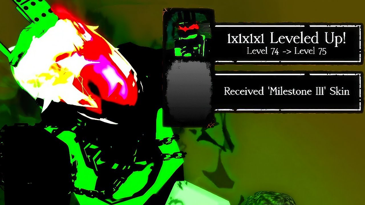 Peguei LEVEL 75 do 1x1x1x1 e MILESTONE 3 no FORSAKEN Roblox