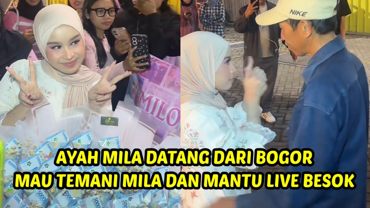 Ayah mila datang mau temani mila dan valen live vareng