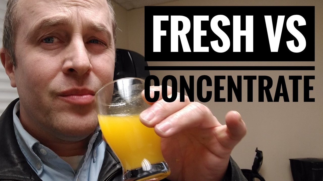Fresh Squeezed vs Concentrate Orange Juice - Convenience, Taste, Cost