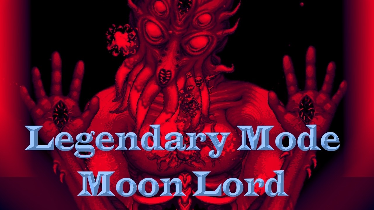 My First Moon Lord Kill on Legendary Mode (Melee) | Terraria 1.4.5.5