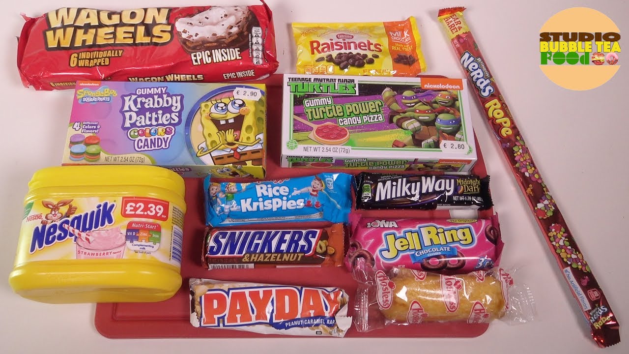[CHOCOLAT] Barres chocolatées & bonbons américains ! - SBT Food unboxing chocolate bars & candies