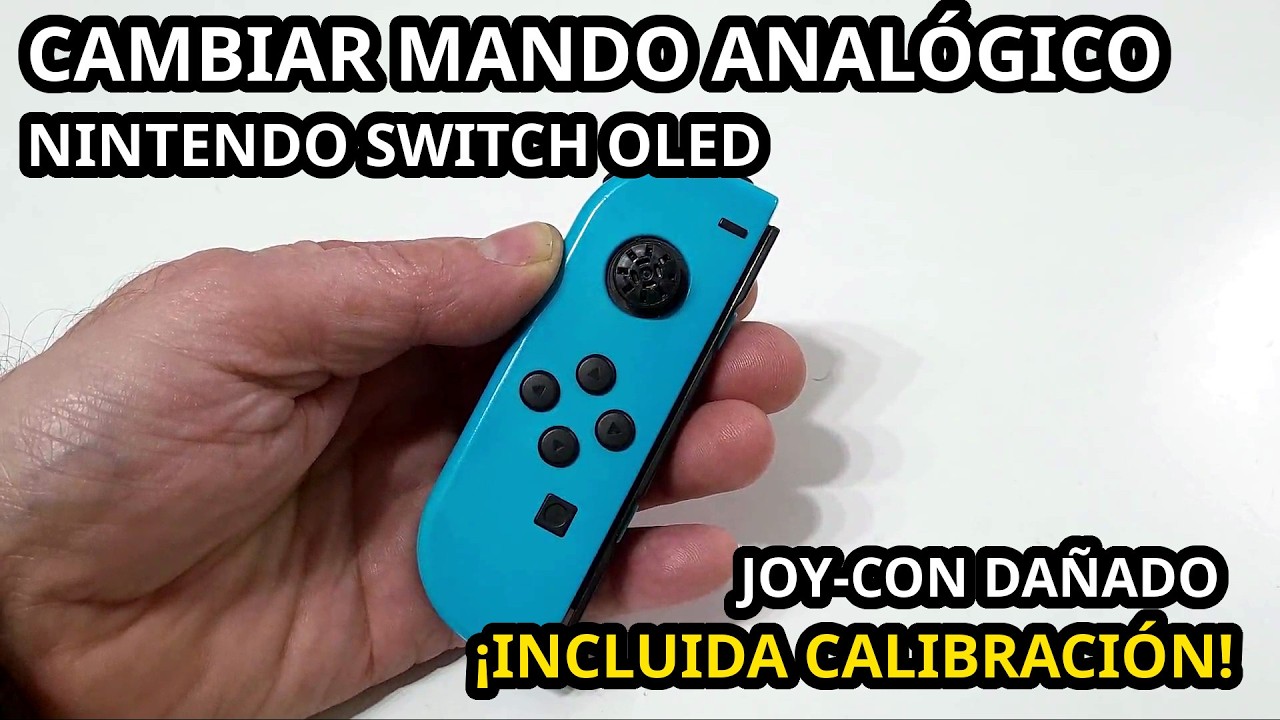 Reparación Joy Con Nintendo Switch Oled  Mando Analógico. Incluida Calibración. 518
