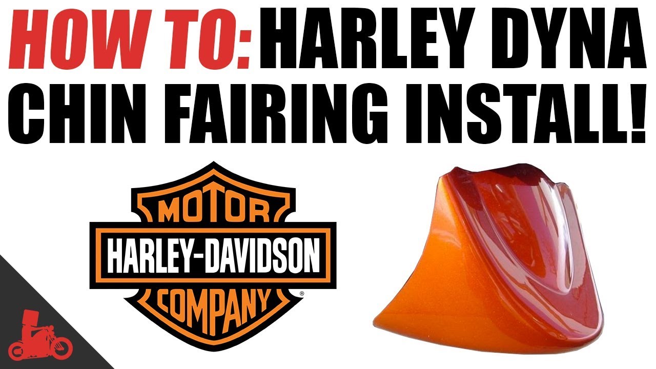 How To: Harley Dyna Chin Fairing / Spoiler Install