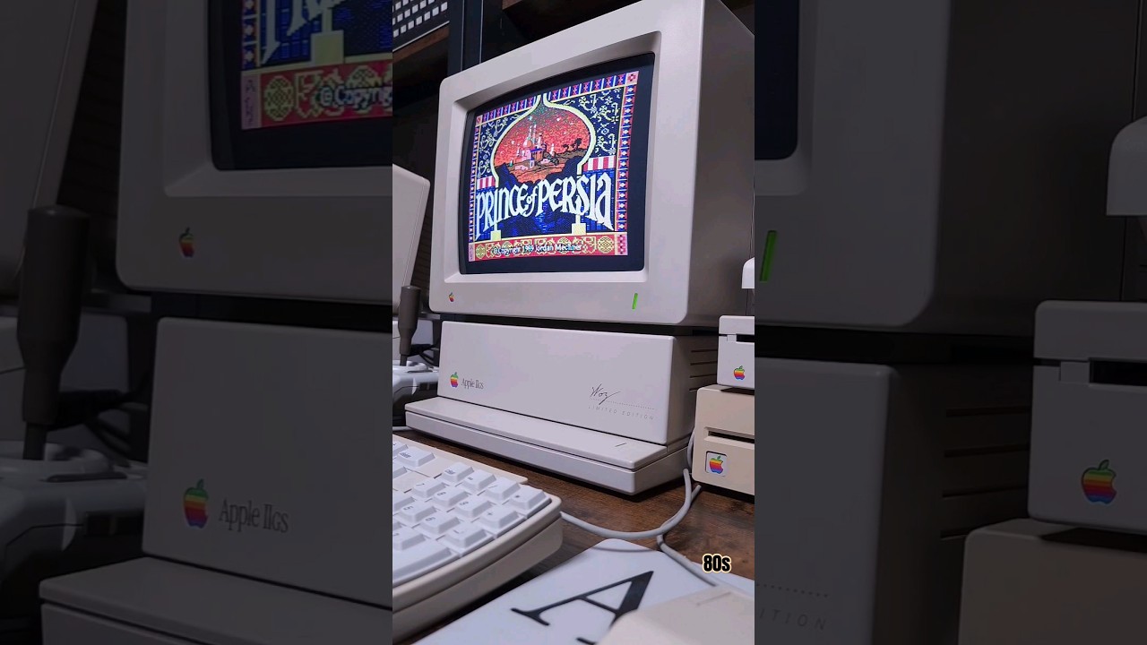 Apple IIGS WOZ Limited Edition and Prince of Persia #shorts #retrogaming